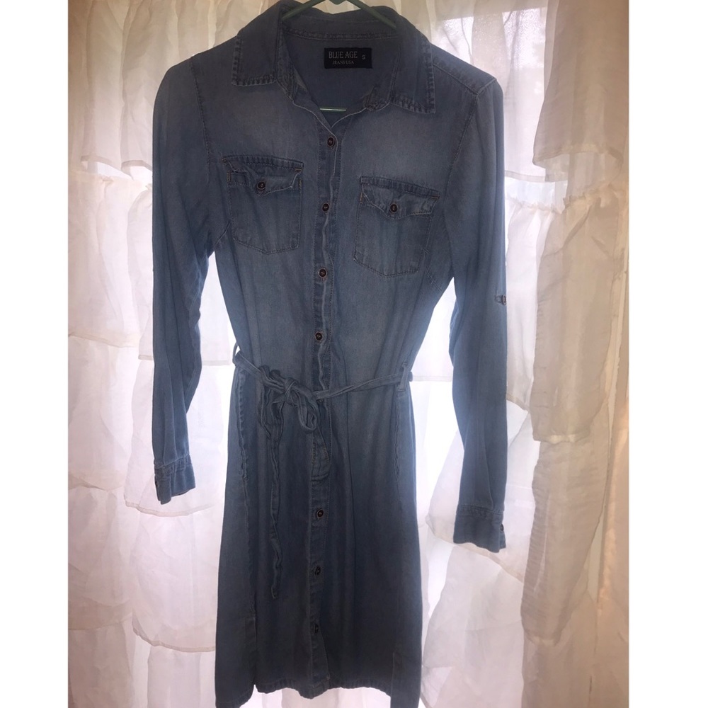 Denim boutique dress!